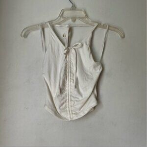 Princess Polly Nothing More White Halter Top 2